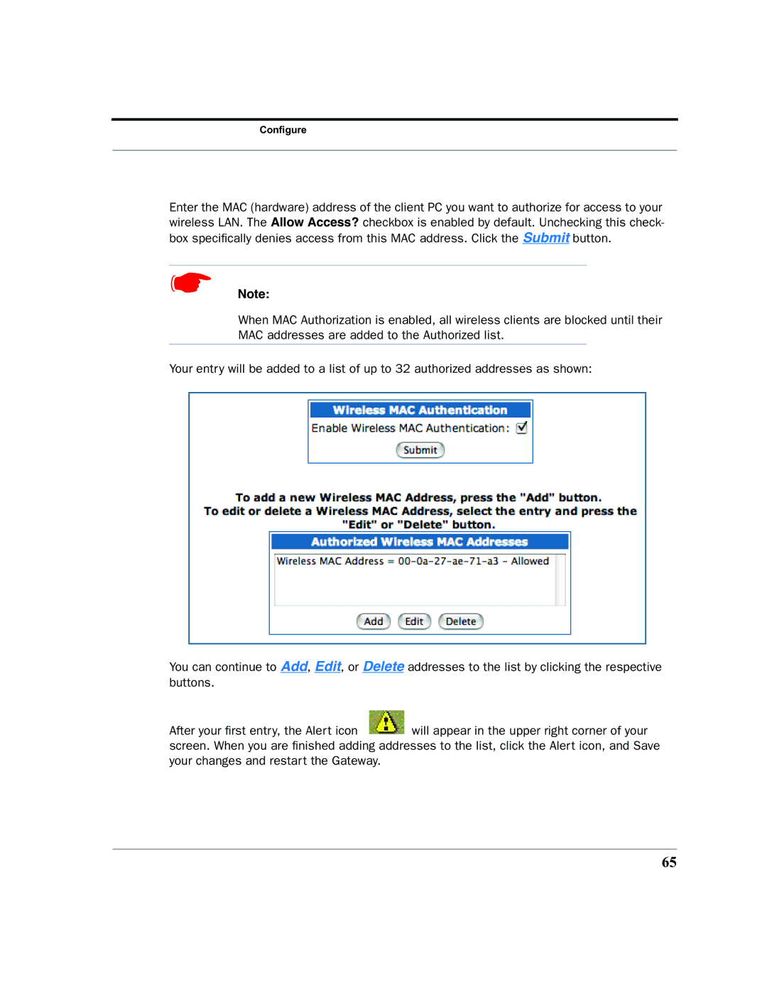 Netopia 2200 manual Configure 