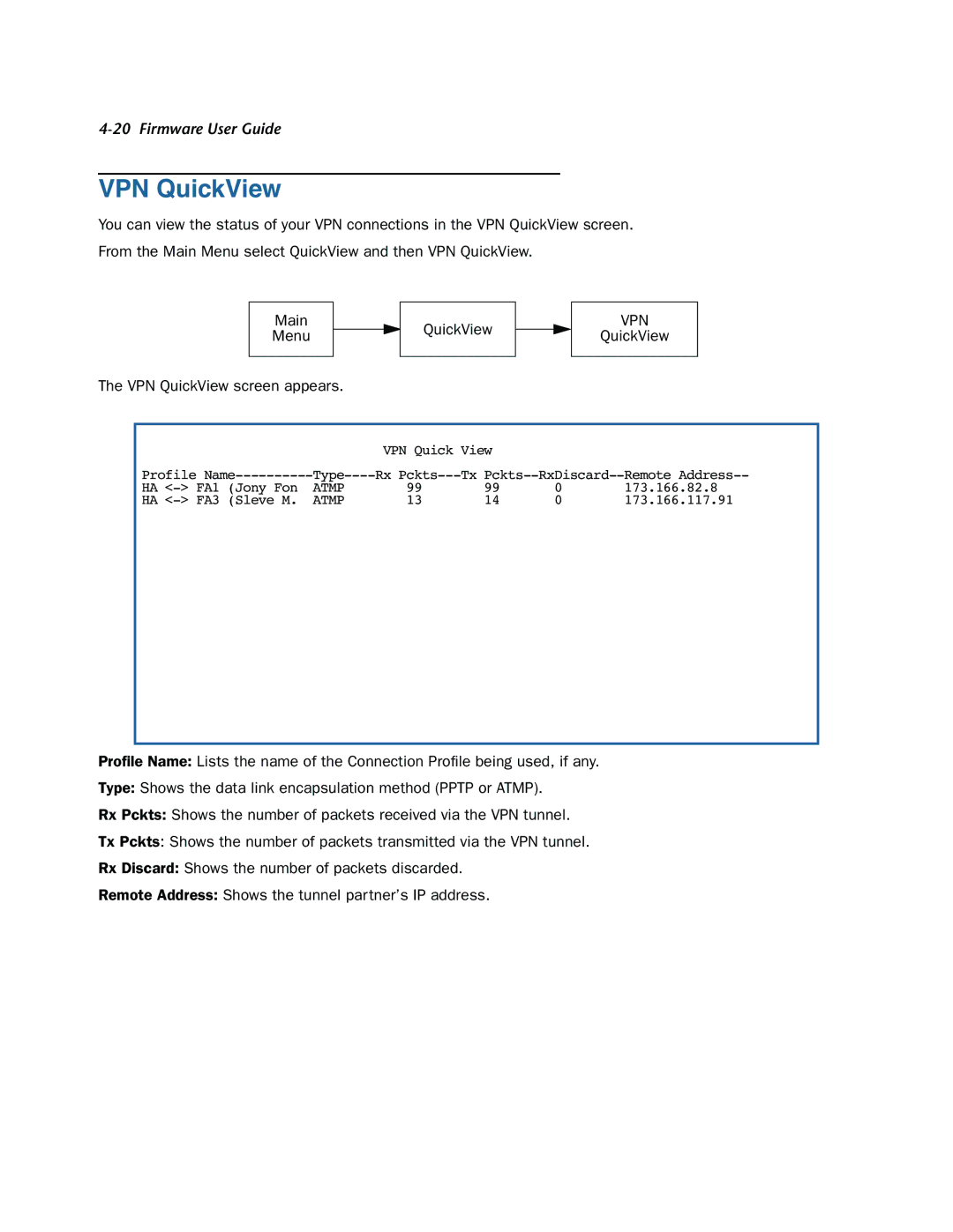 Netopia 3300-ENT manual VPN QuickView 