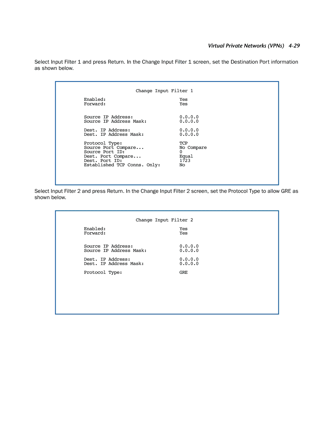 Netopia 3300-ENT manual Virtual Private Networks VPNs 