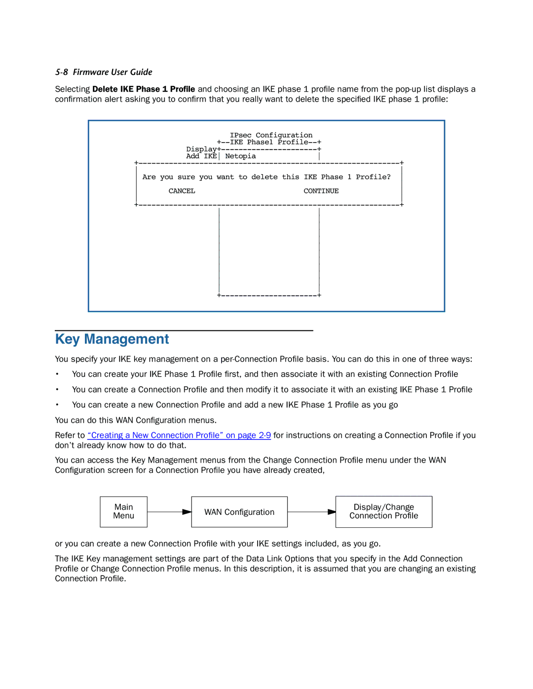 Netopia 3300-ENT manual Key Management 