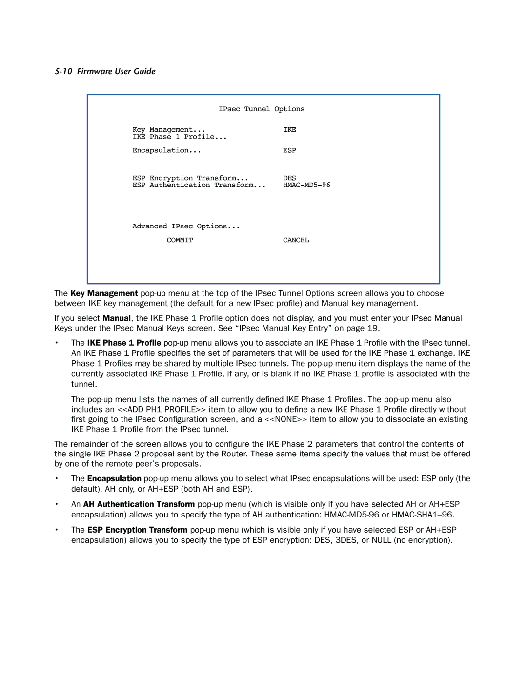 Netopia 3300-ENT manual Commitcancel 