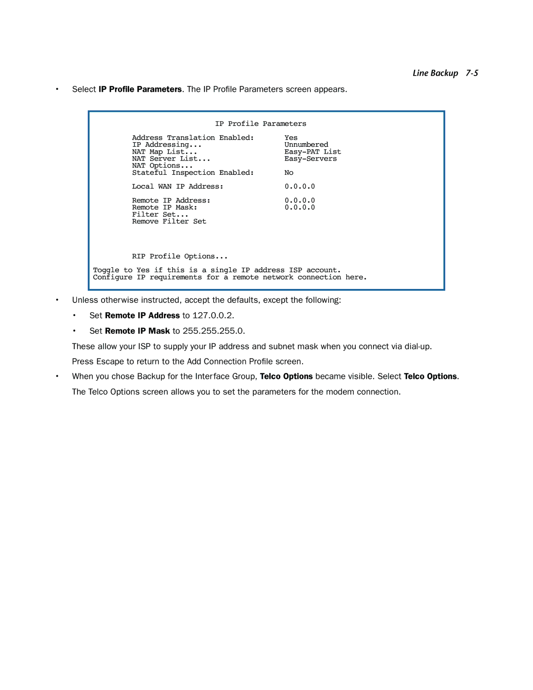 Netopia 3300-ENT manual Easy-PAT List 