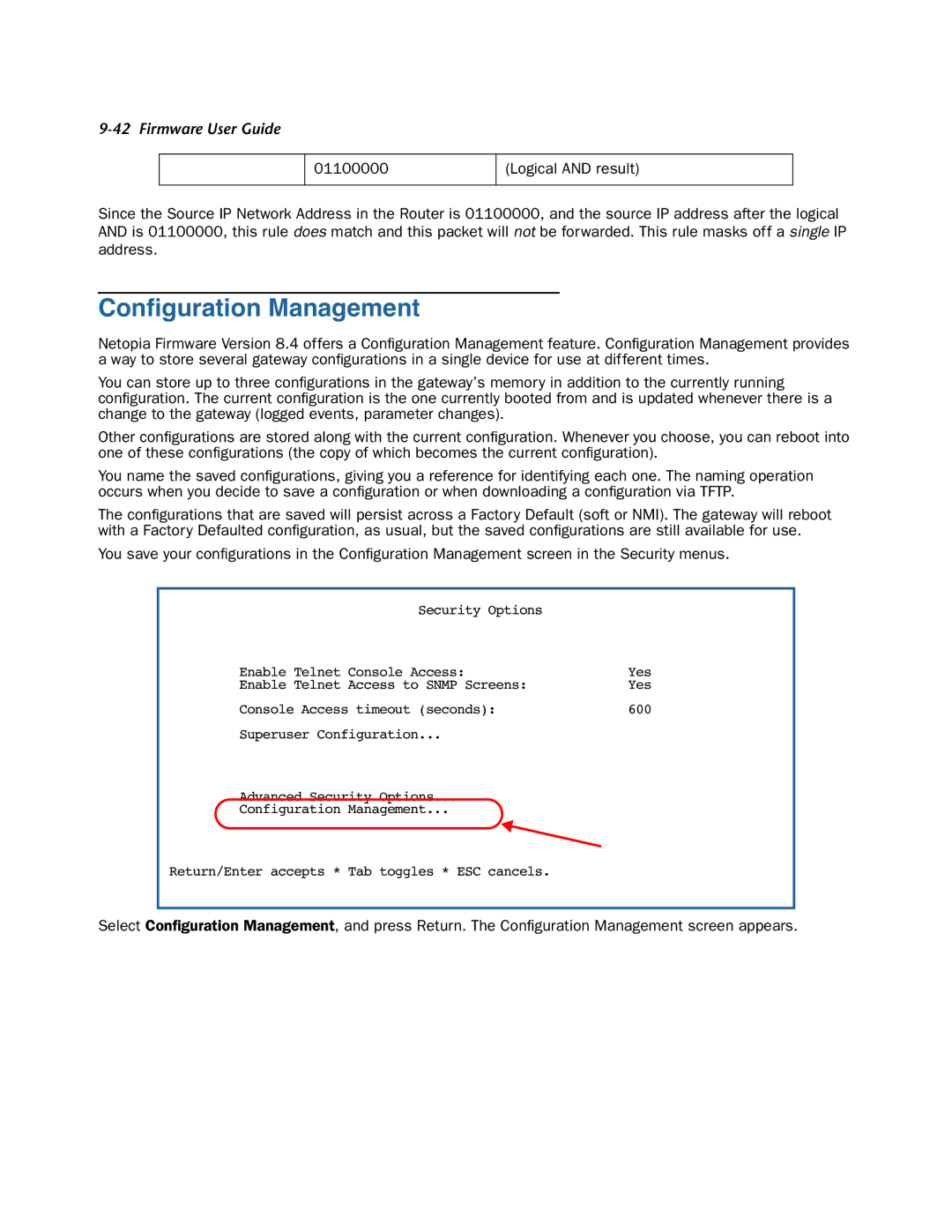 Netopia 3300-ENT manual Conﬁguration Management 