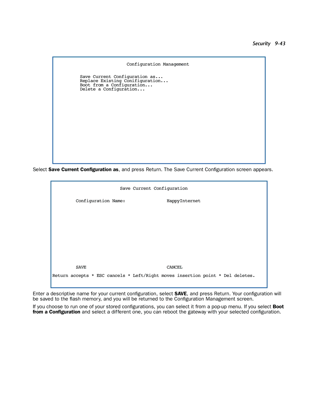 Netopia 3300-ENT manual Savecancel 