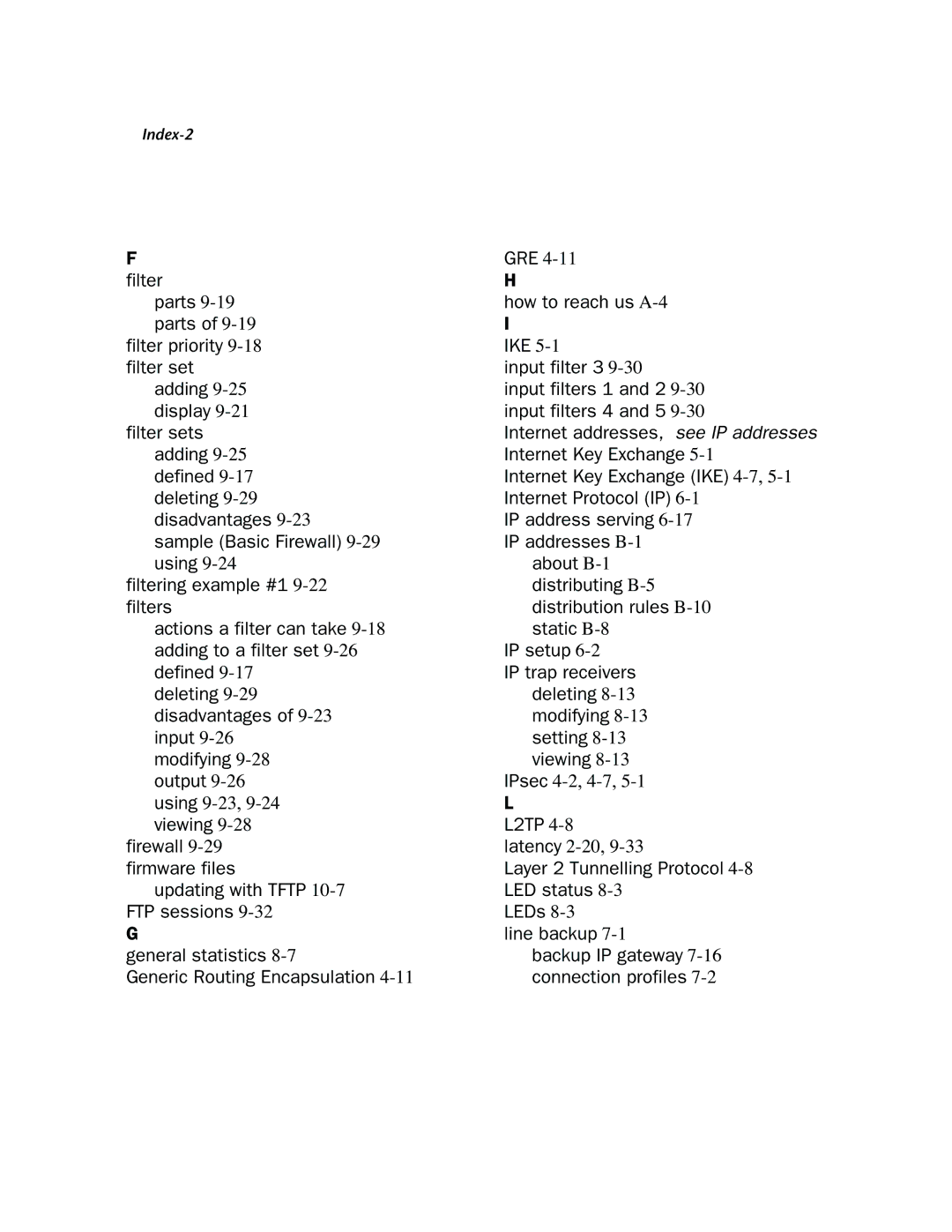 Netopia 3300-ENT manual About B-1 distributing B-5 distribution rules B-10static B-8 