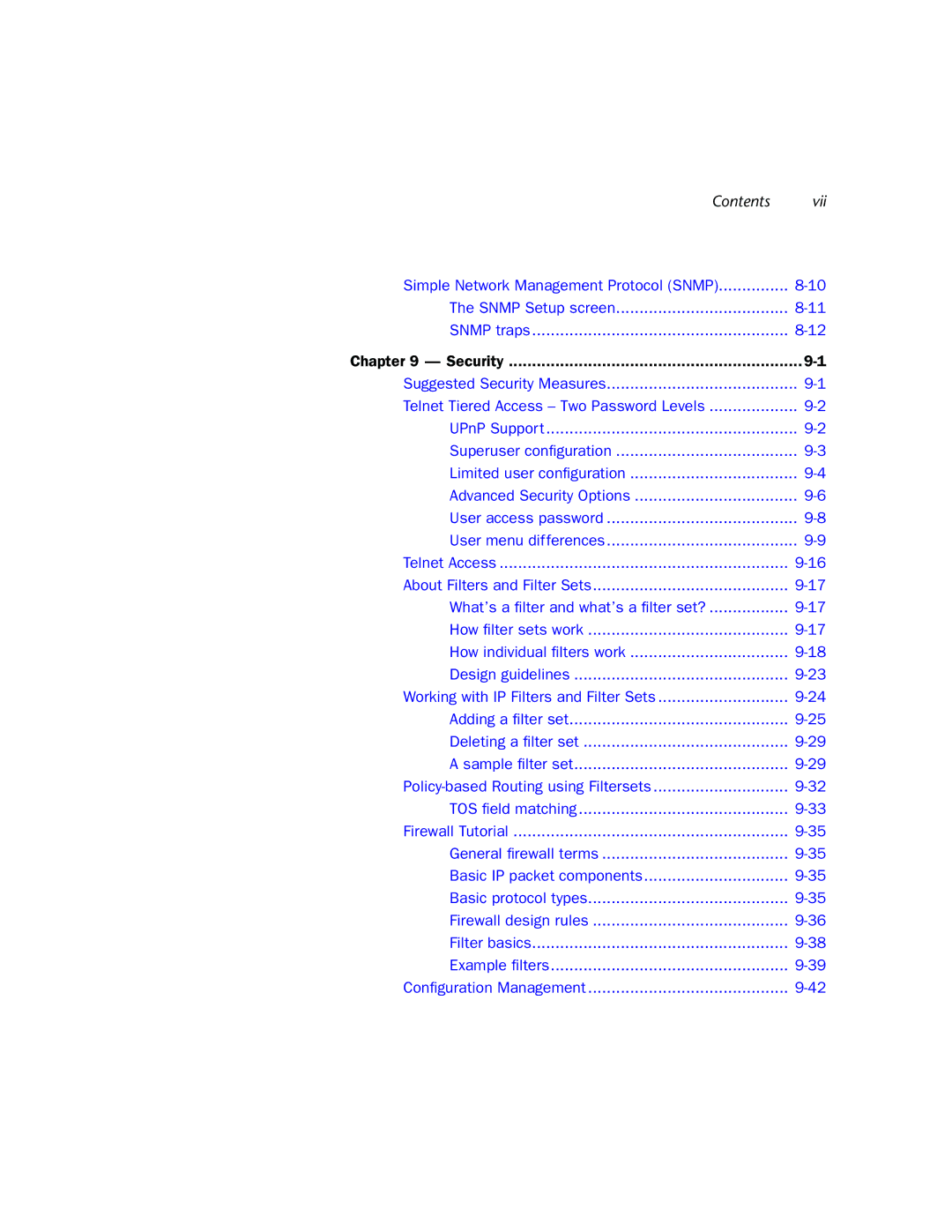 Netopia 3300-ENT manual Contents 