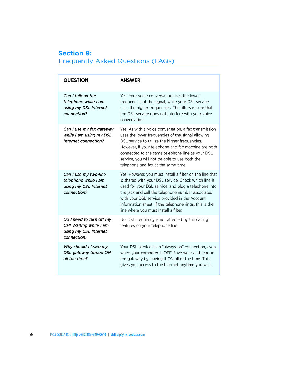 Netopia 3347NWG-VGx quick start Frequently Asked Questions FAQs 