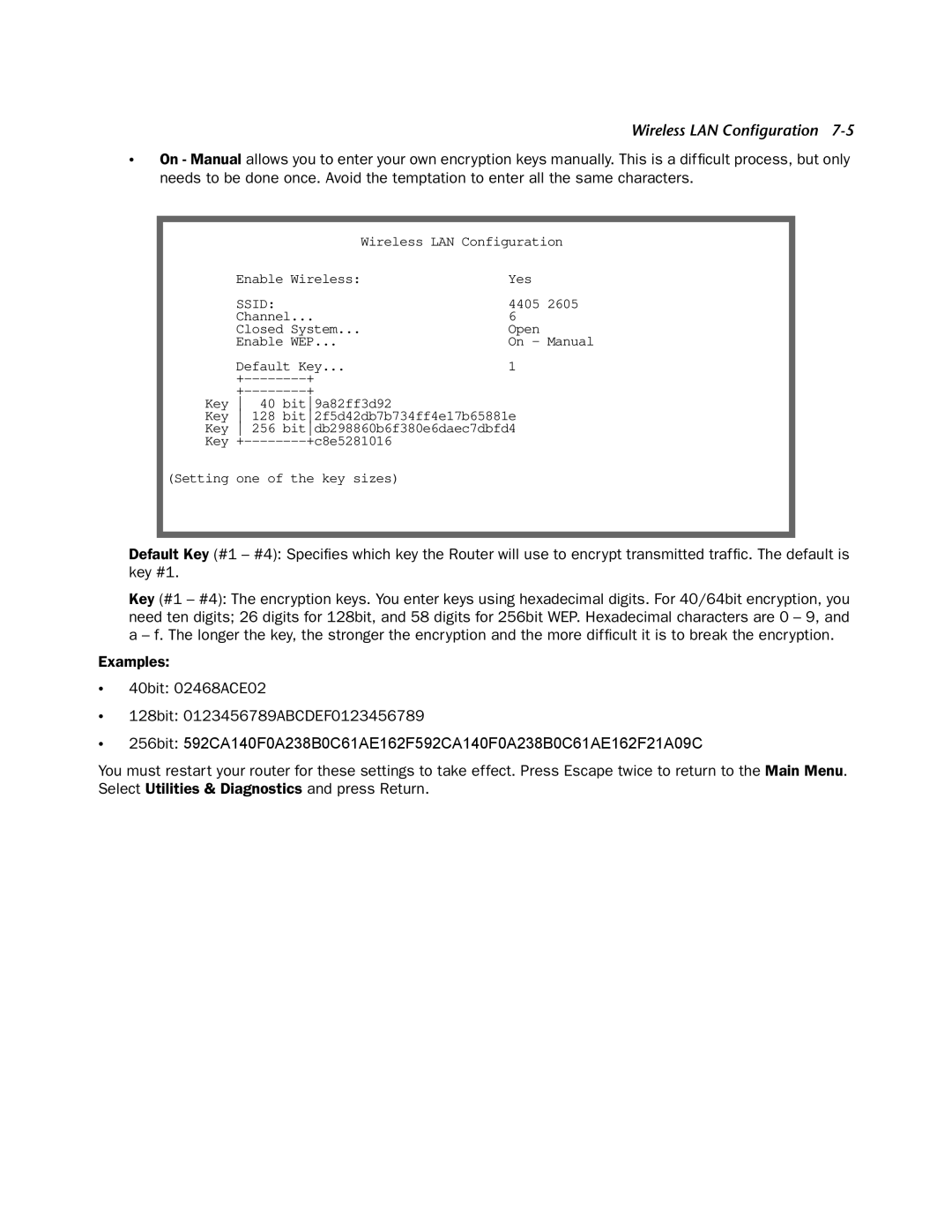 Netopia 3347W, 3357W-ENT manual Default Key +--------+ Bit9a82ff3d92 