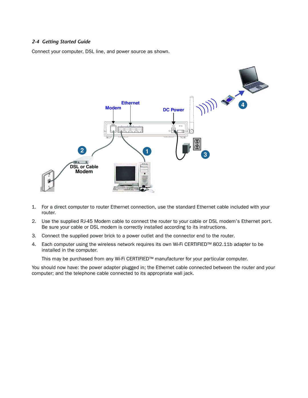 Netopia 3387W-ENT manual Modem 