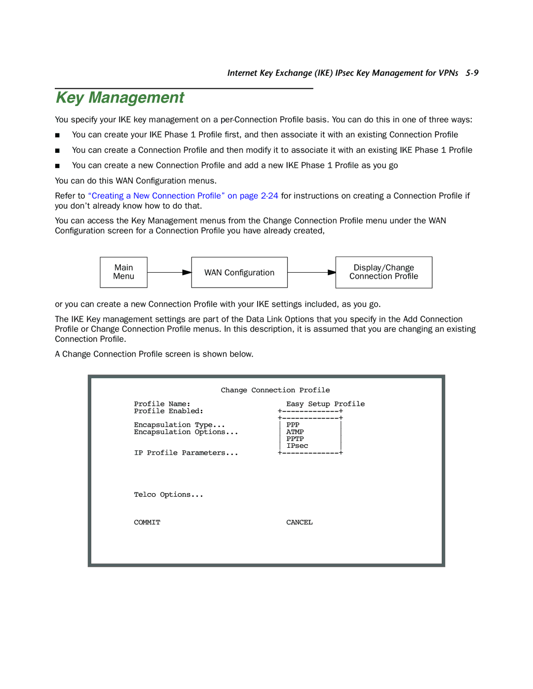 Netopia 4000-Series manual Key Management 