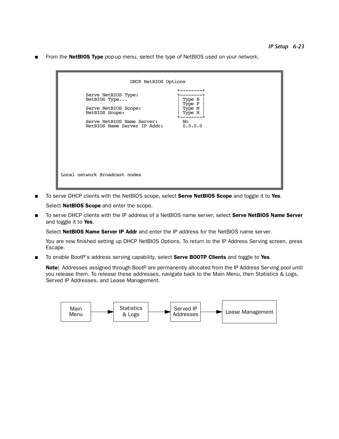 Netopia 4000-Series manual NetBIOS Type 