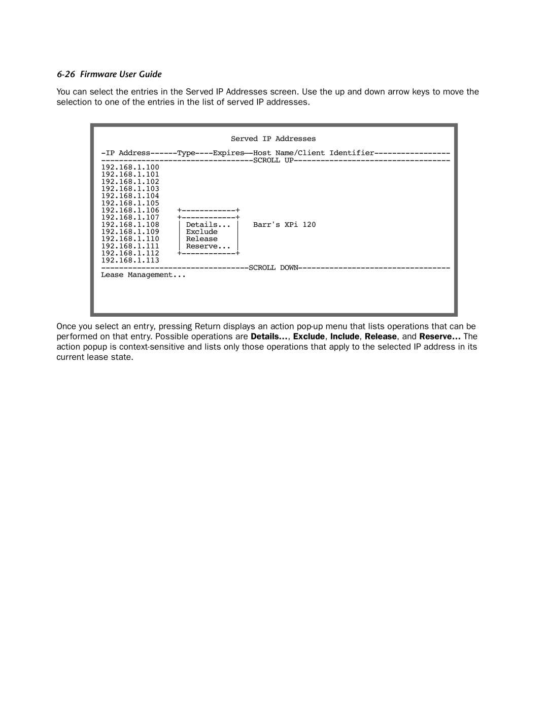 Netopia 4000-Series manual Scroll UP 