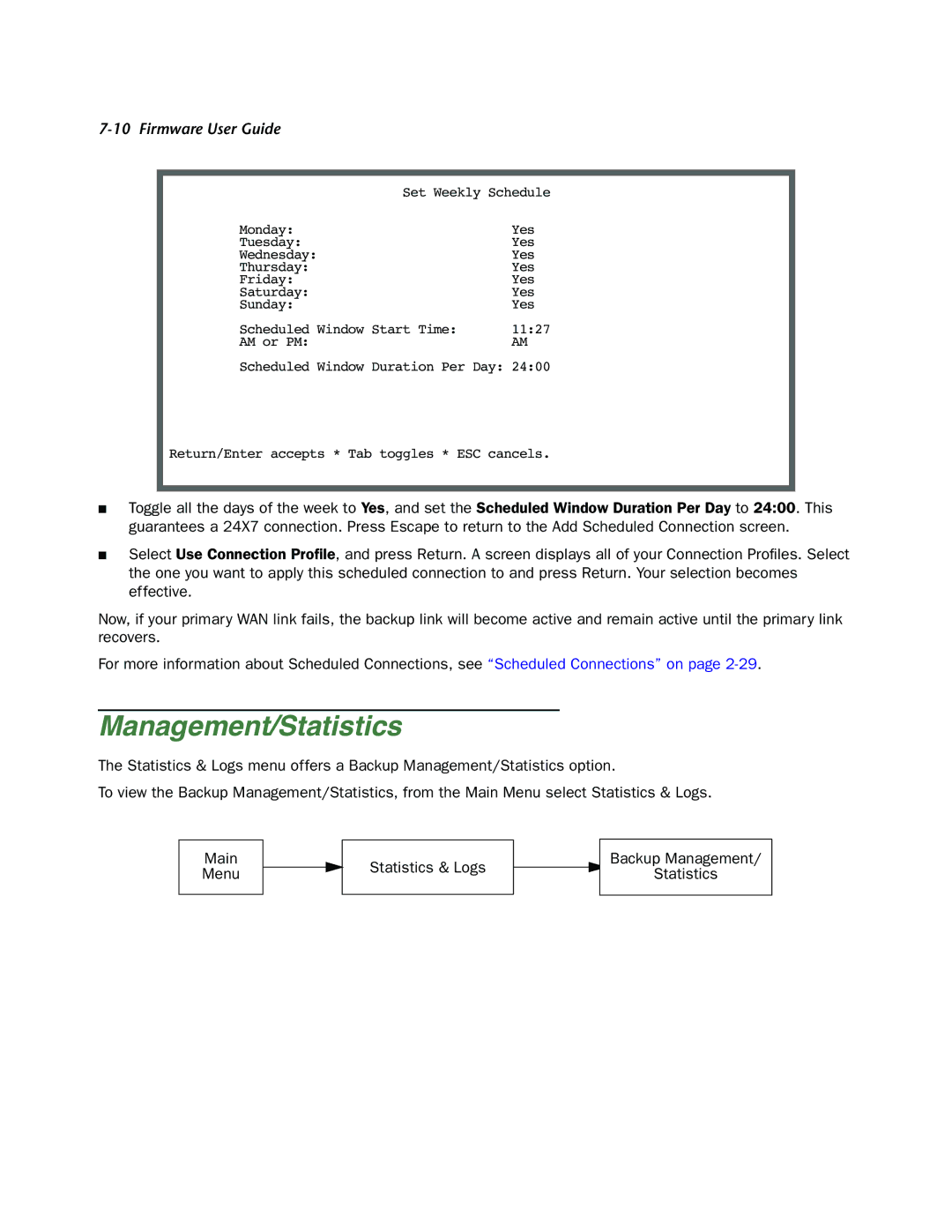 Netopia 4000-Series manual Management/Statistics 