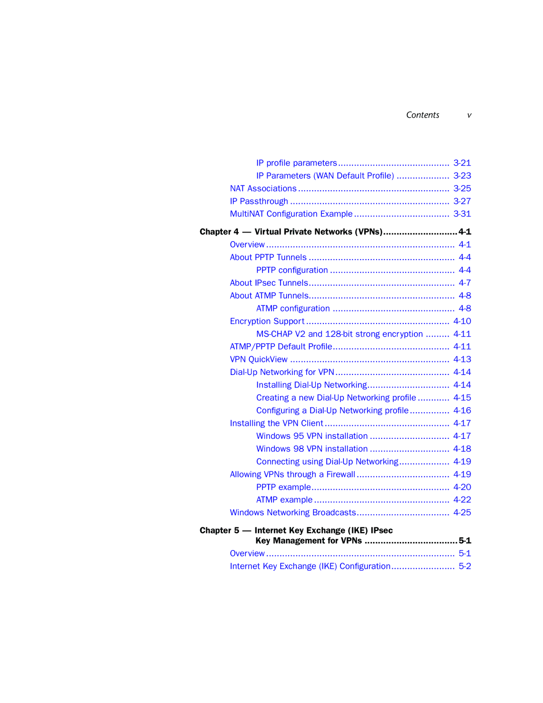 Netopia 4000-Series manual Contents 