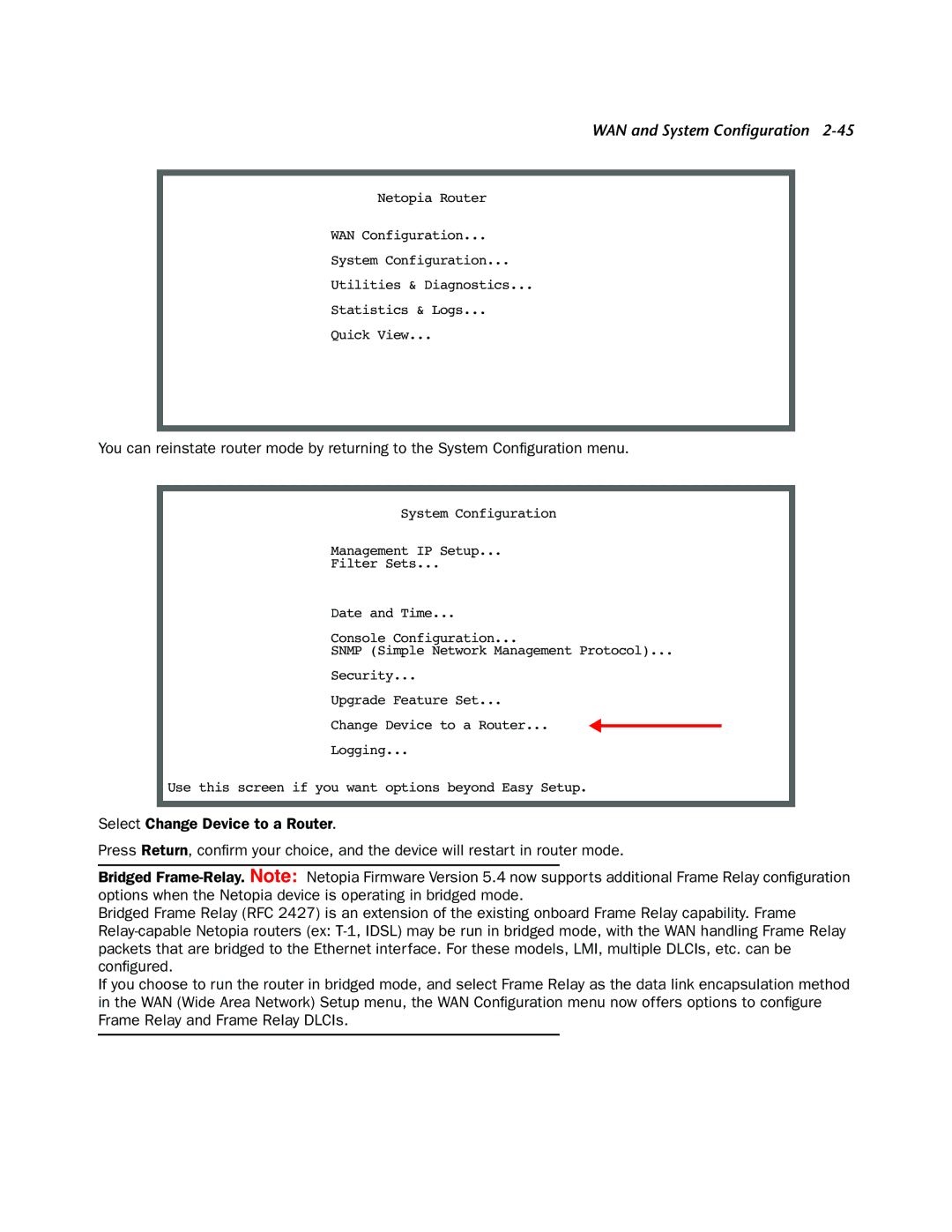 Netopia 4000-Series manual WAN and System Conﬁguration 