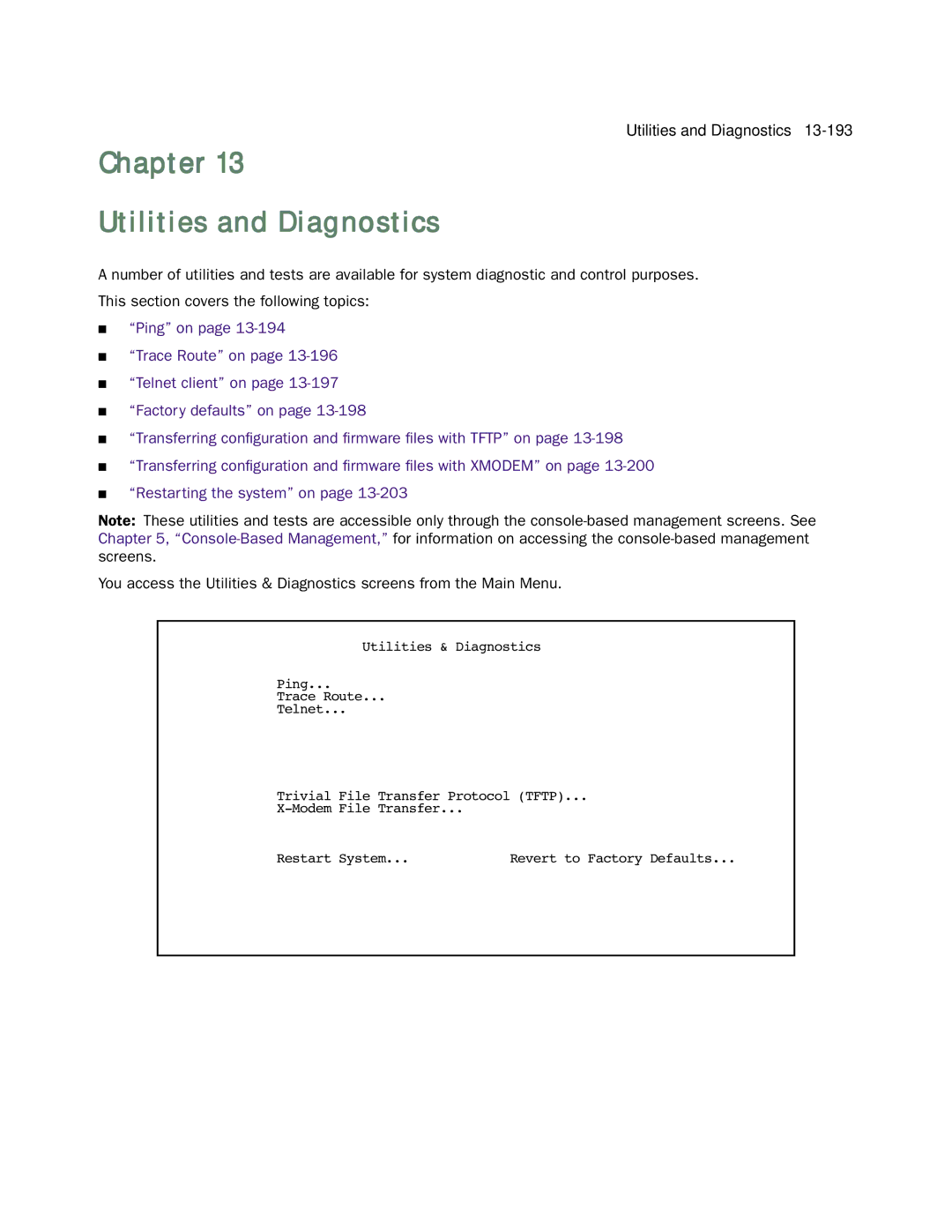 Netopia 4553 manual Chapter Utilities and Diagnostics 