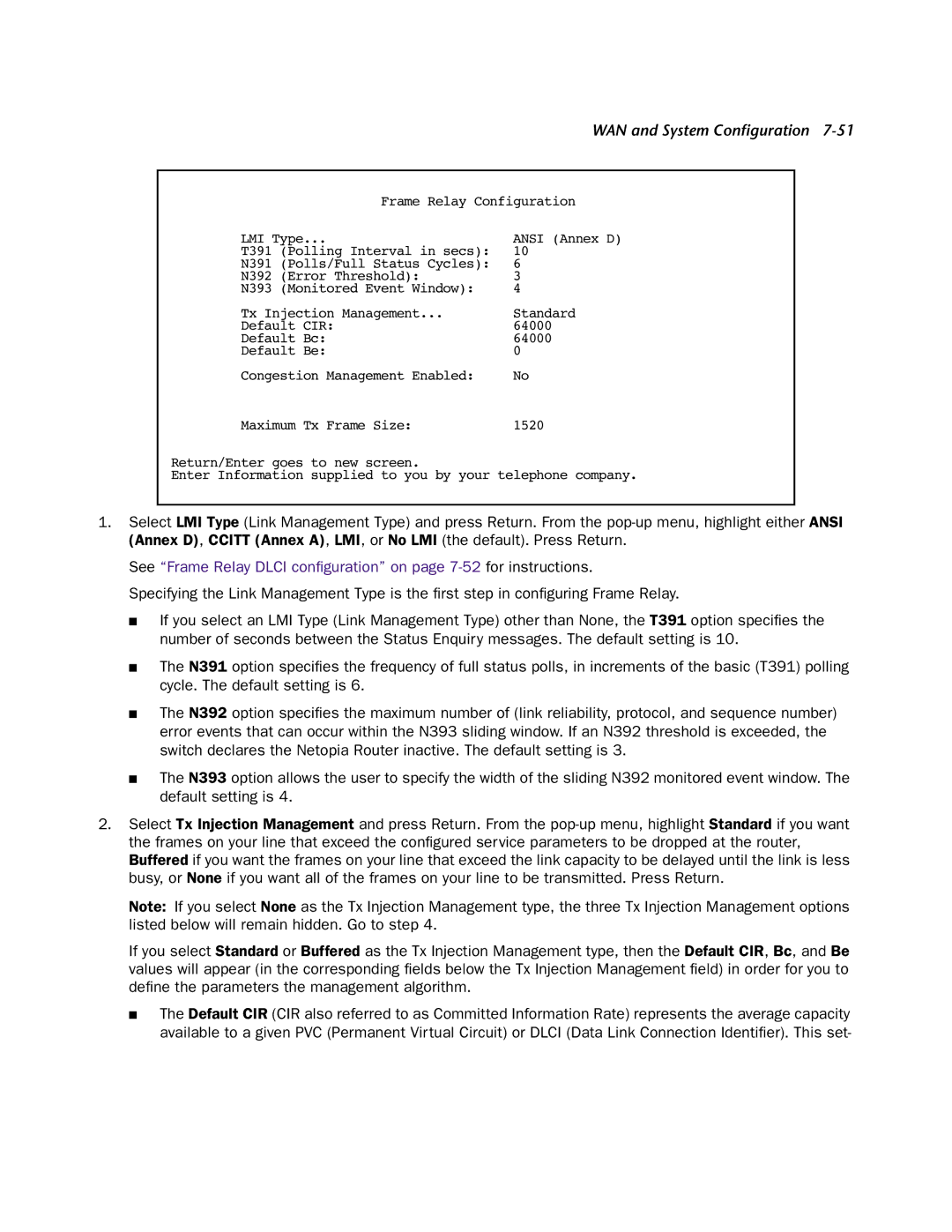 Netopia 4553 manual WAN and System Conﬁguration 