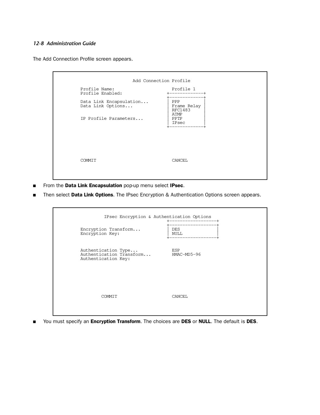 Netopia 4752 manual Des 