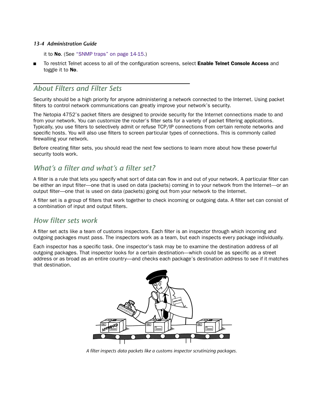 Netopia 4752 manual About Filters and Filter Sets, What’s a ﬁlter and what’s a ﬁlter set?, How ﬁlter sets work 