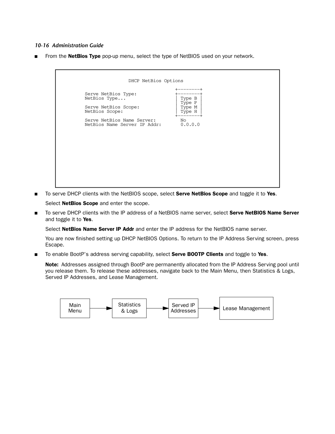 Netopia 4752 manual NetBios Type 