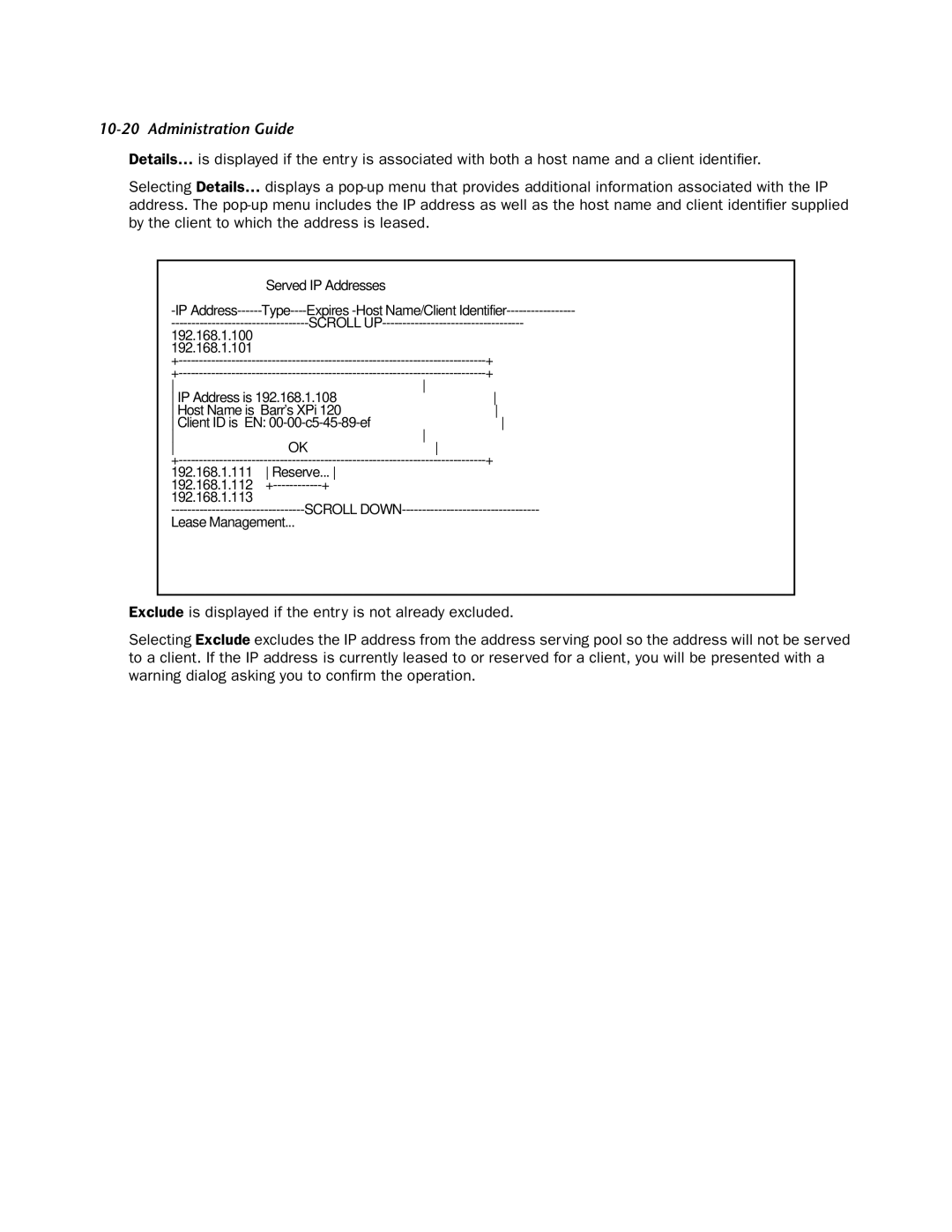 Netopia 4753 manual 192.168.1.112 192.168.1.113 Scroll Down Lease Management 