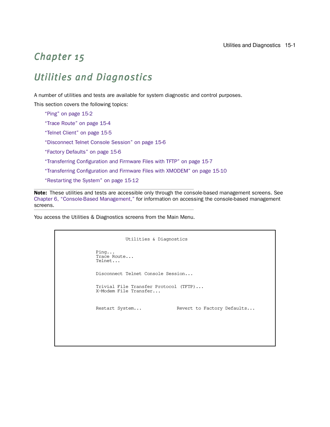 Netopia 4753 manual Chapter Utilities and Diagnostics 