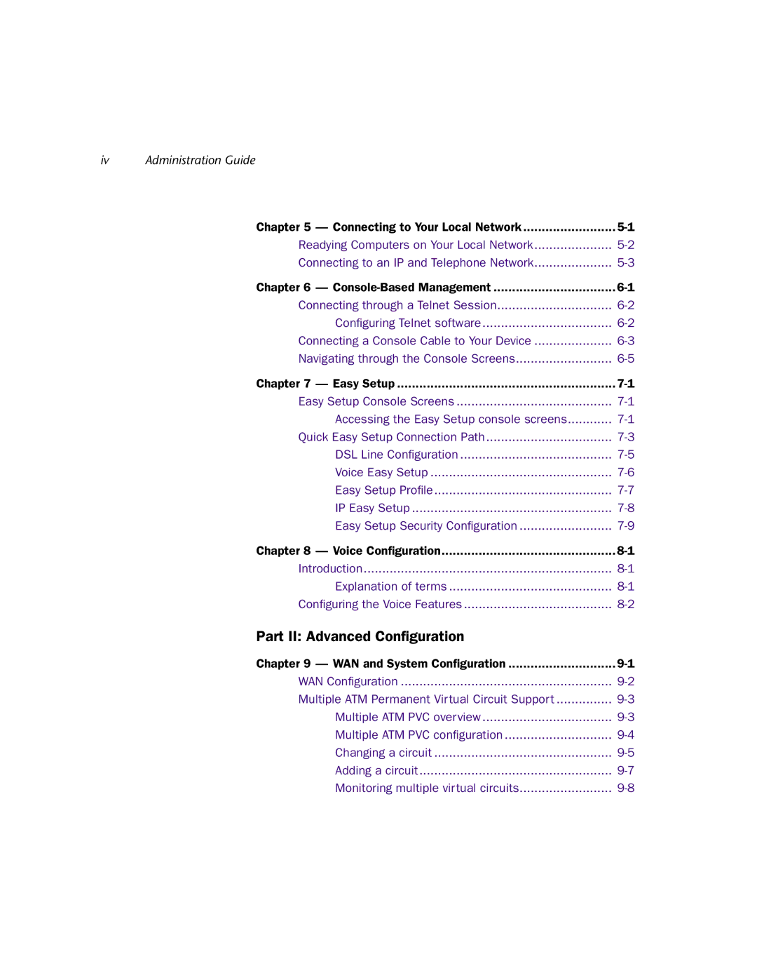 Netopia 4753 manual Part II Advanced Configuration 