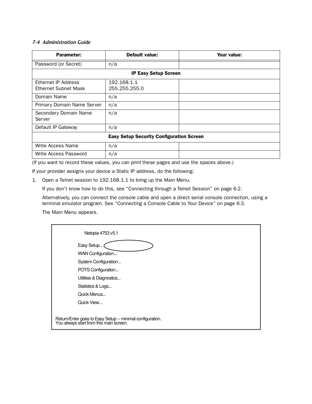 Netopia 4753 manual Administration Guide 