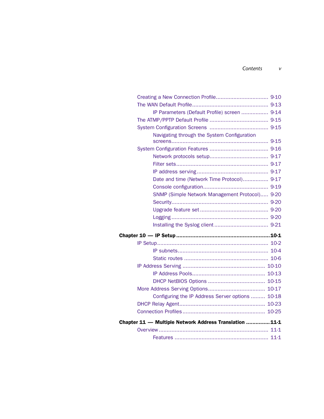 Netopia 4753 manual Contents 