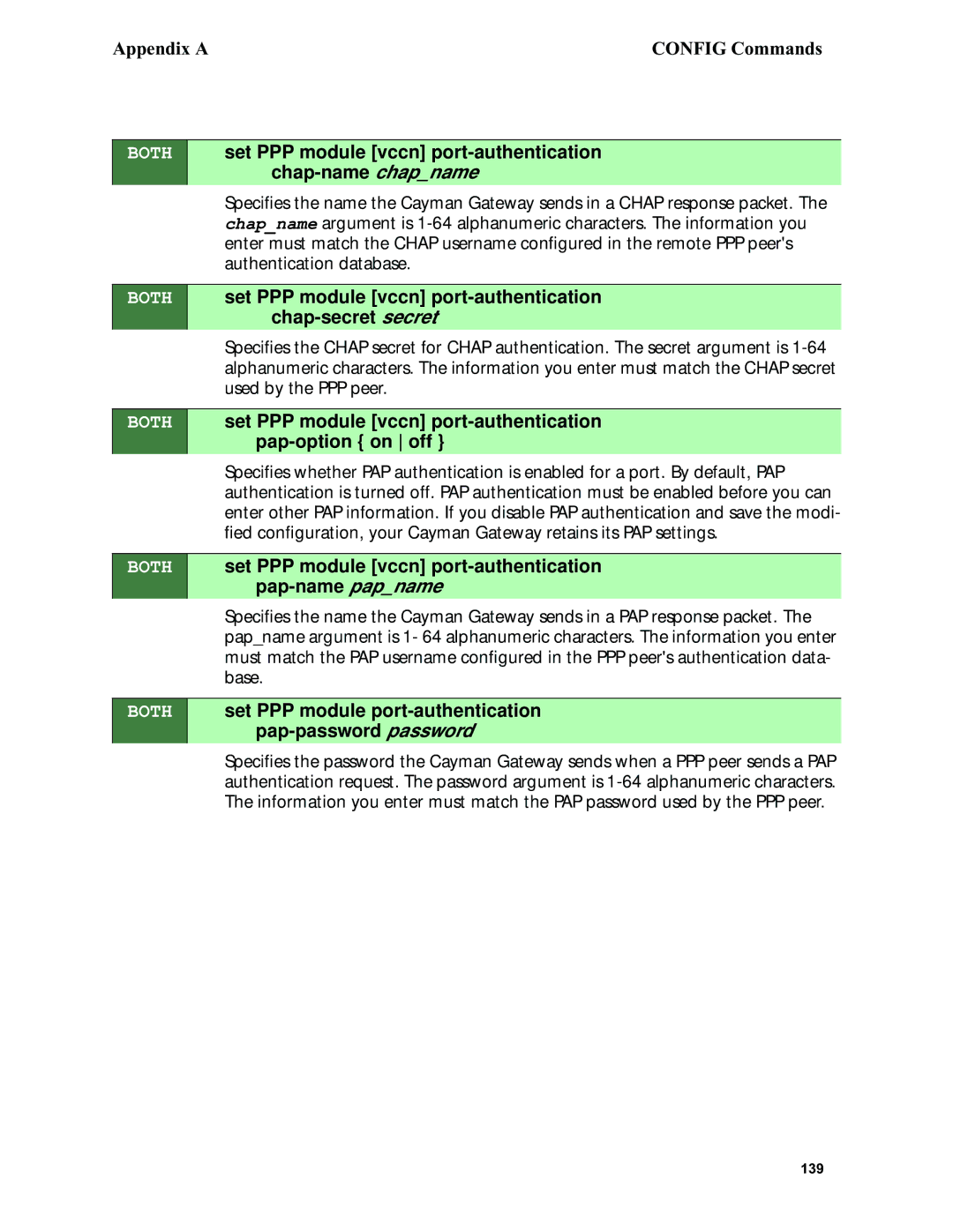 Netopia 6.3 manual Set PPP module vccn port-authentication Chap-name chapname 