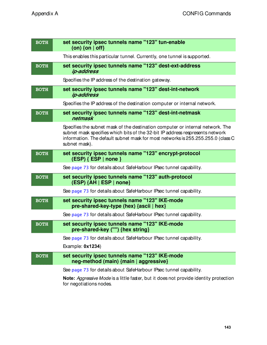 Netopia 6.3 manual Speciﬁes the IP address of the destination gateway 