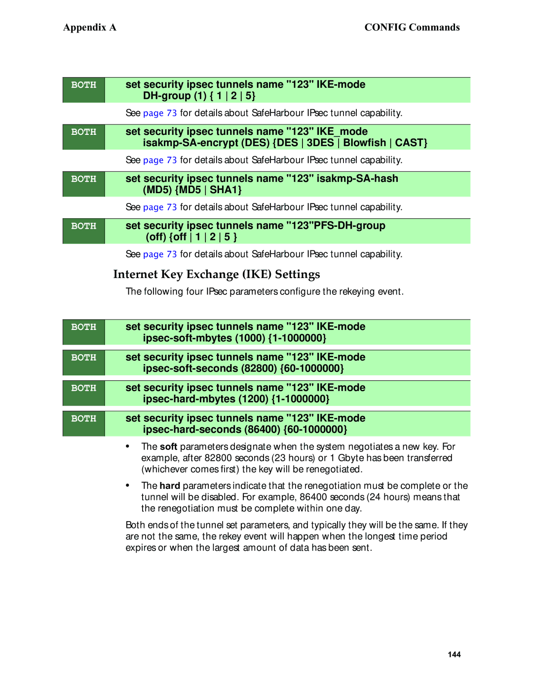 Netopia 6.3 manual Internet Key Exchange IKE Settings 