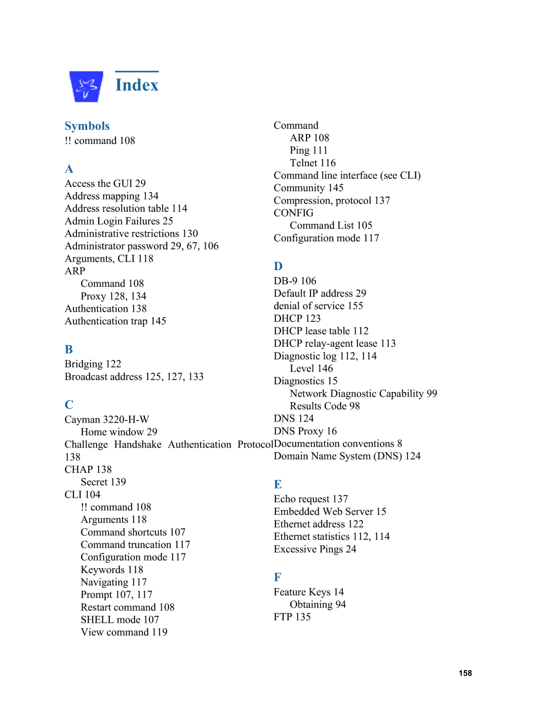 Netopia 6.3 manual Index, Symbols 