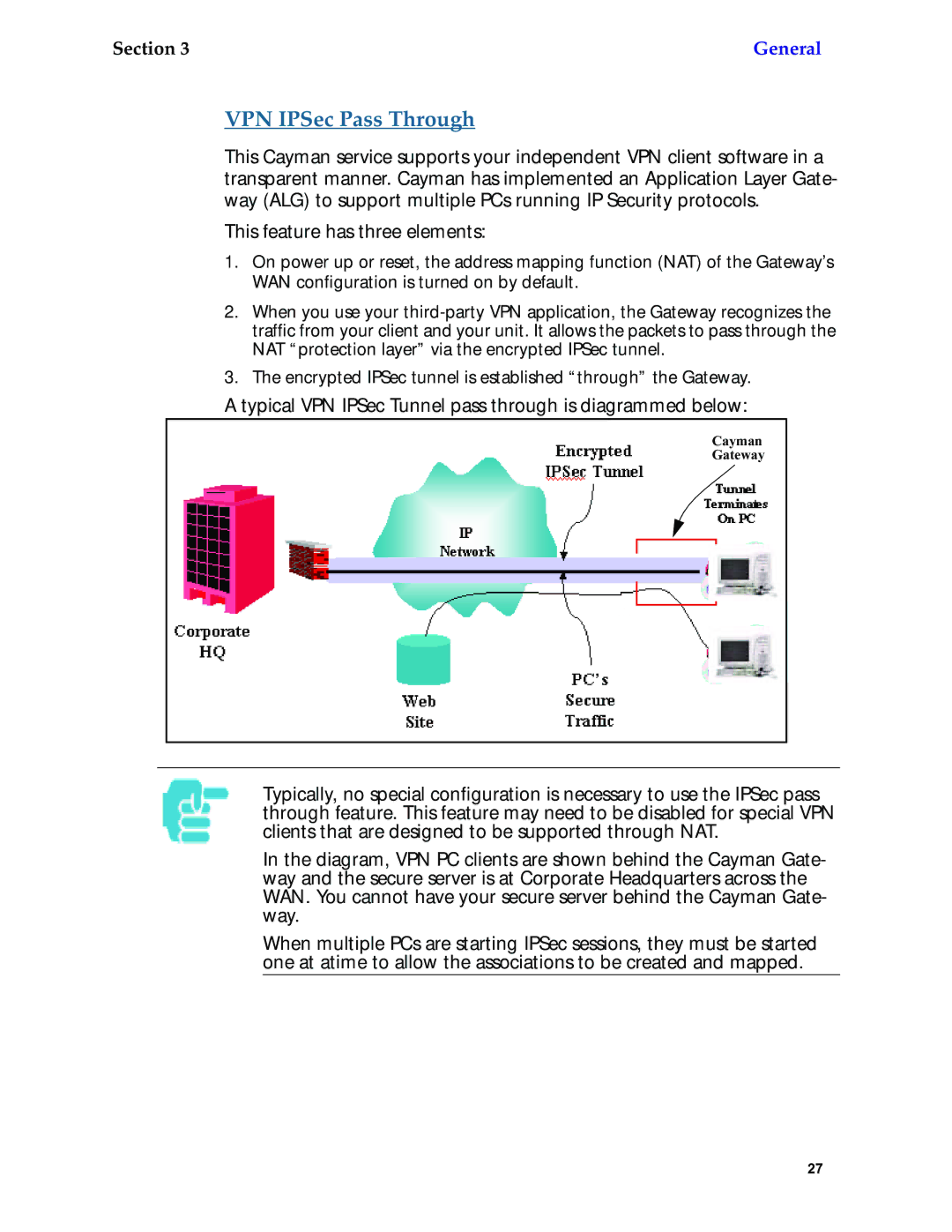 Netopia 6.3 manual VPN IPSec Pass Through 