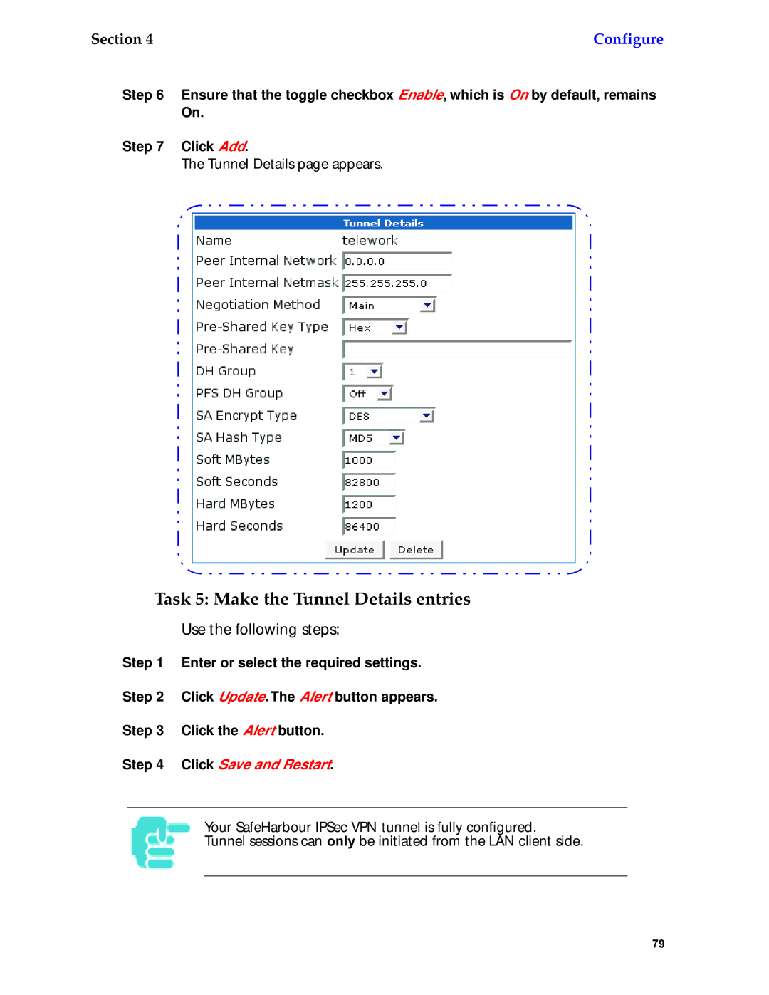 Netopia 6.3 manual Enable, Update 