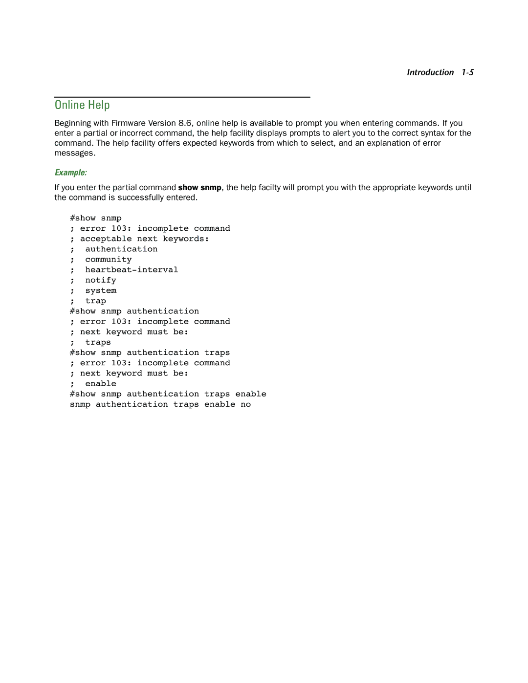 Netopia CLI 874 manual Online Help, Example 