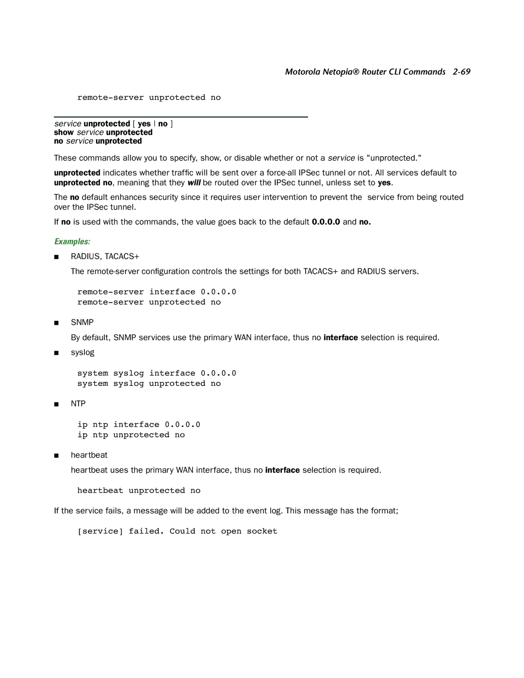 Netopia CLI 874 manual Radius, Tacacs+ 