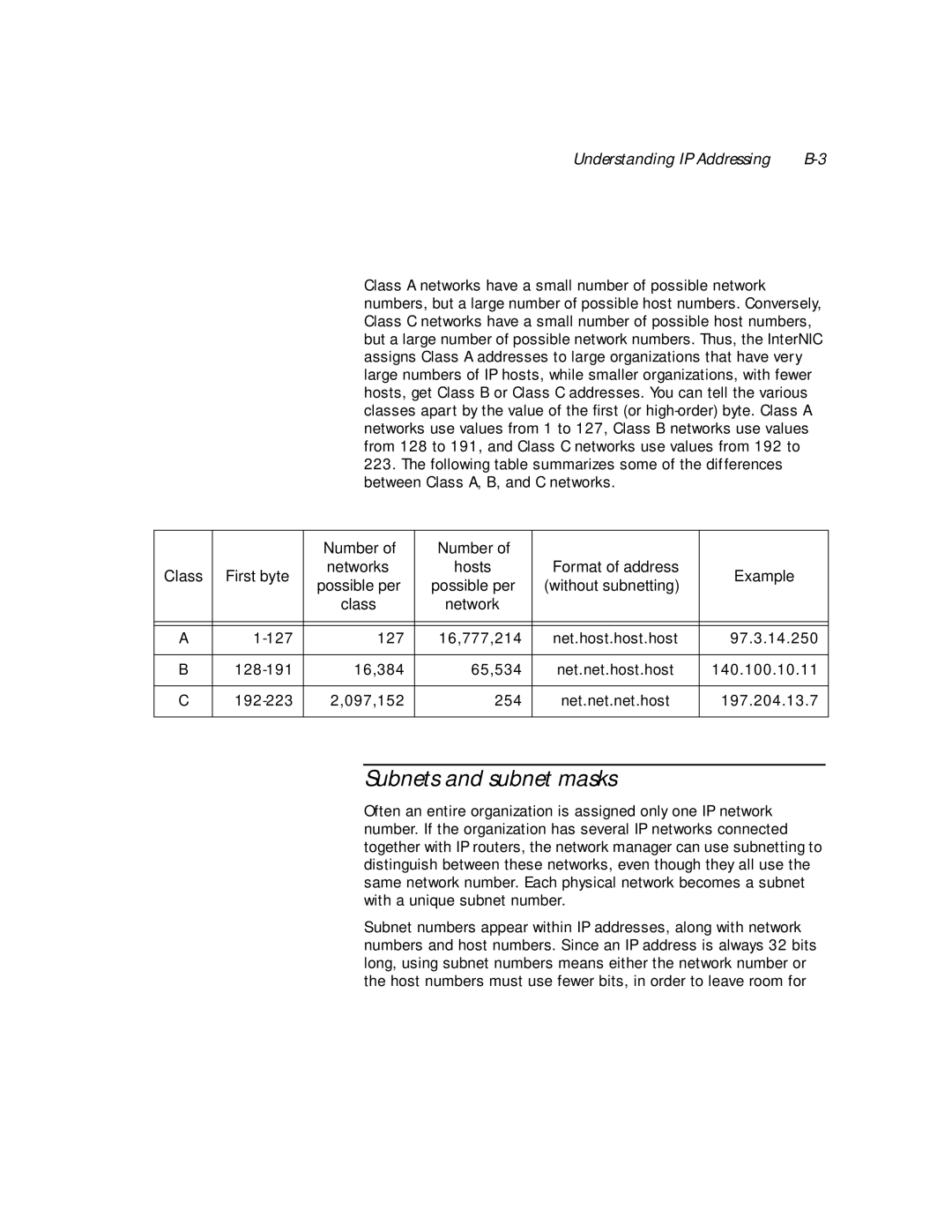 Netopia PN Series manual Subnets and subnet masks, Understanding IP Addressing 