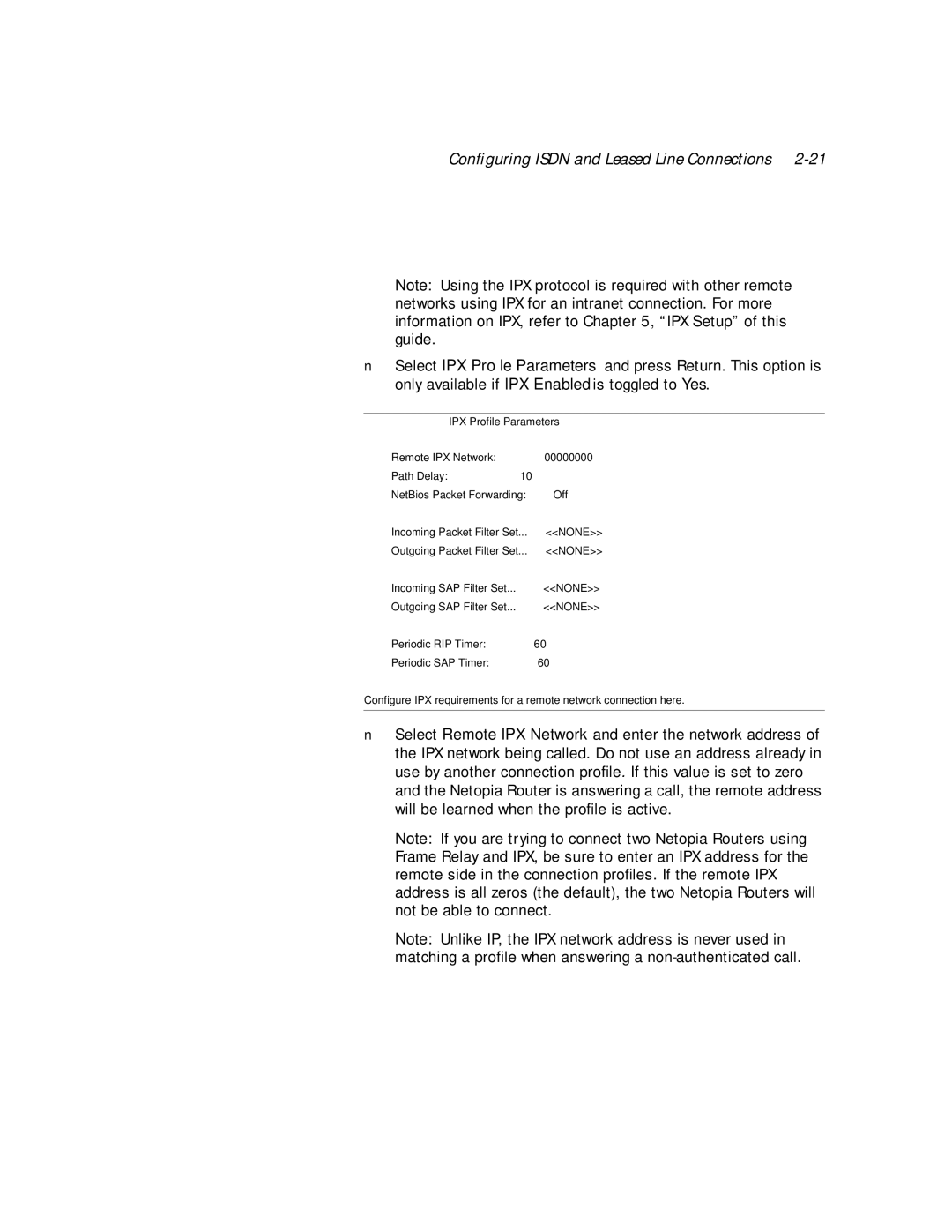 Netopia PN Series manual Conﬁguring Isdn and Leased Line Connections 