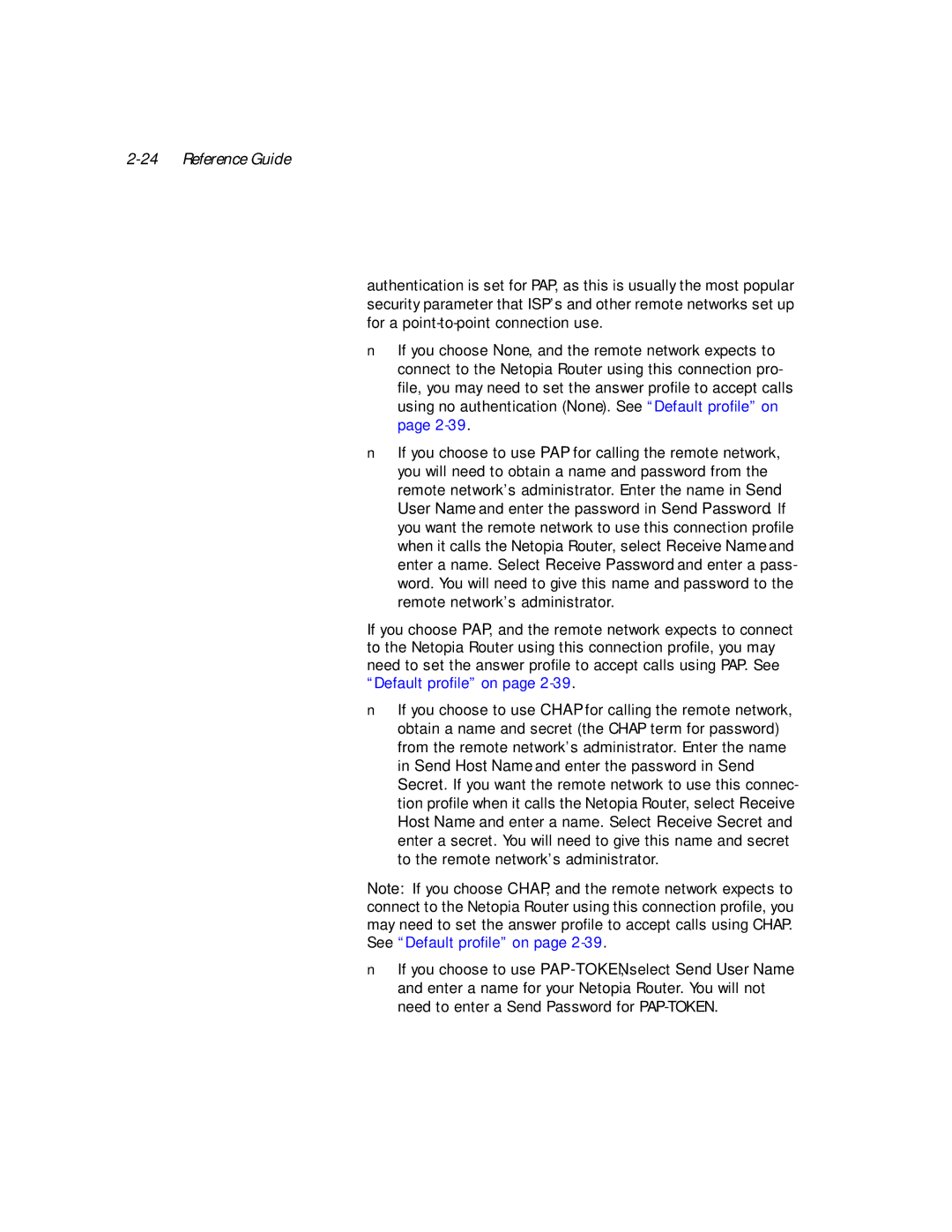 Netopia PN Series manual Reference Guide 