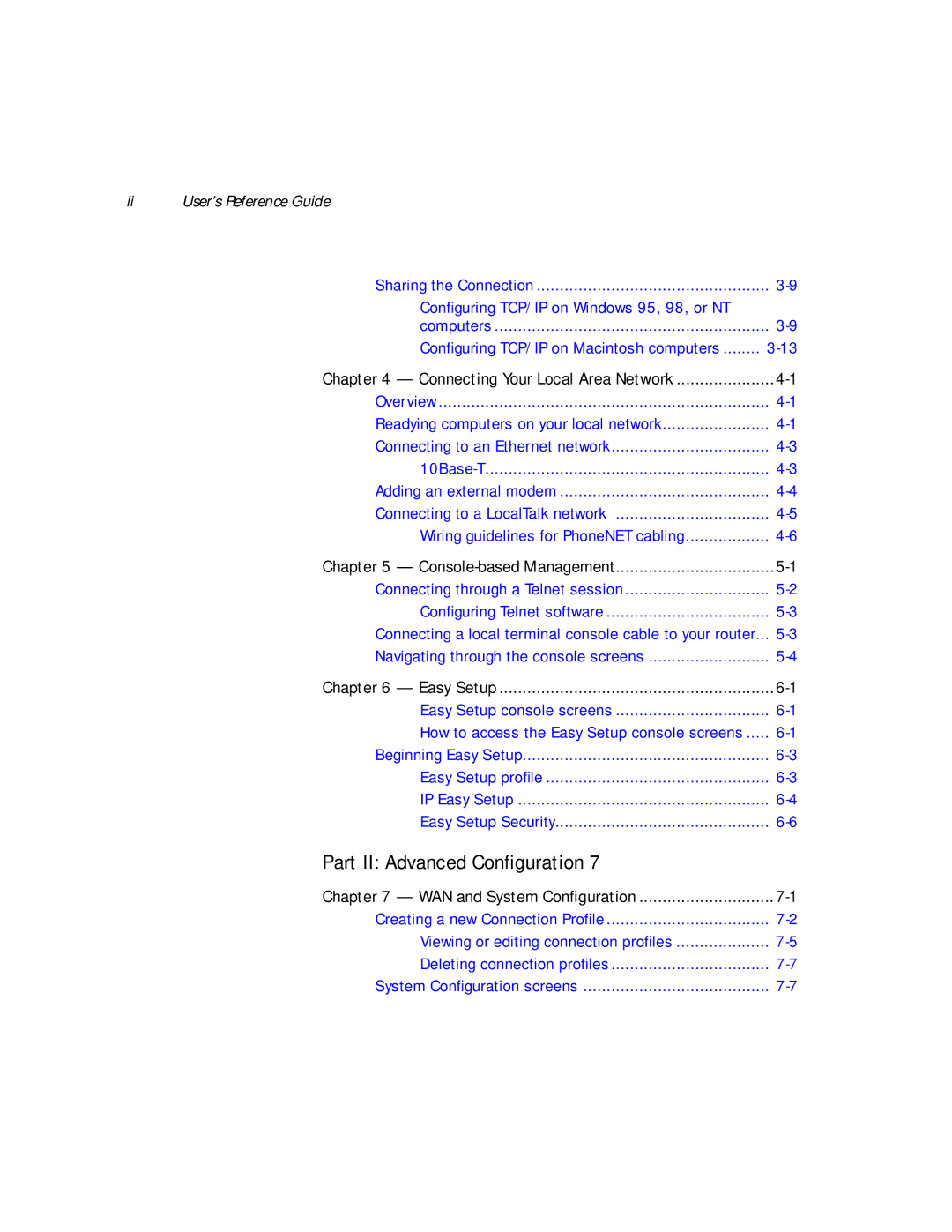 Netopia R2020 manual Part II Advanced Configuration 