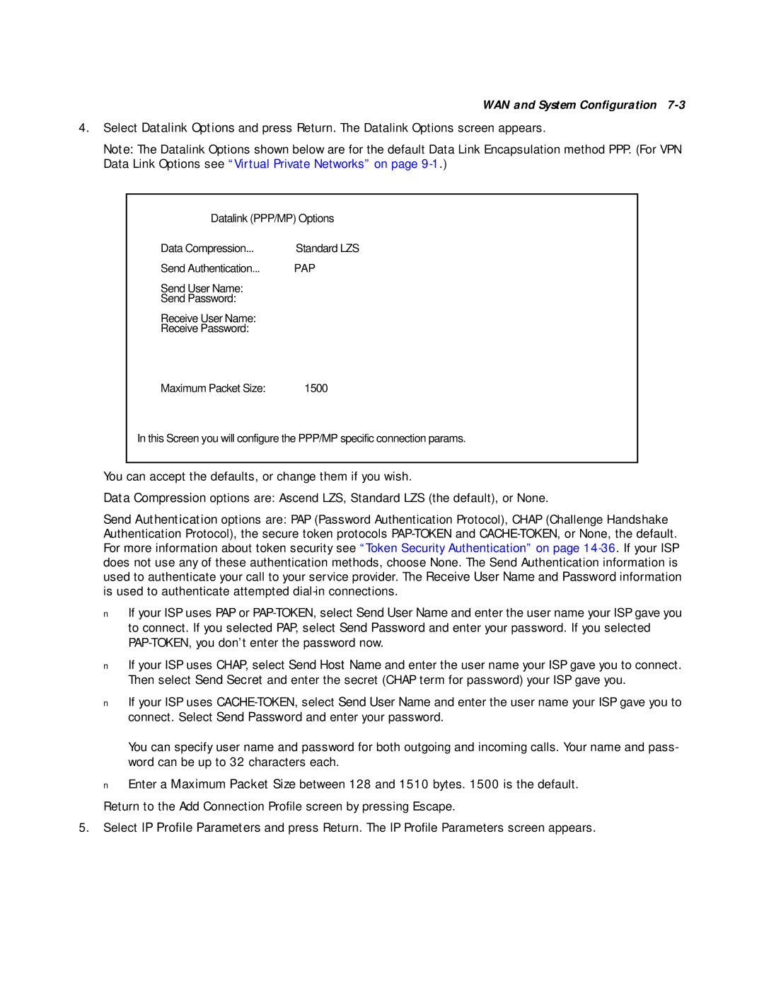 Netopia R2020 manual Datalink PPP/MP Options Data Compression 