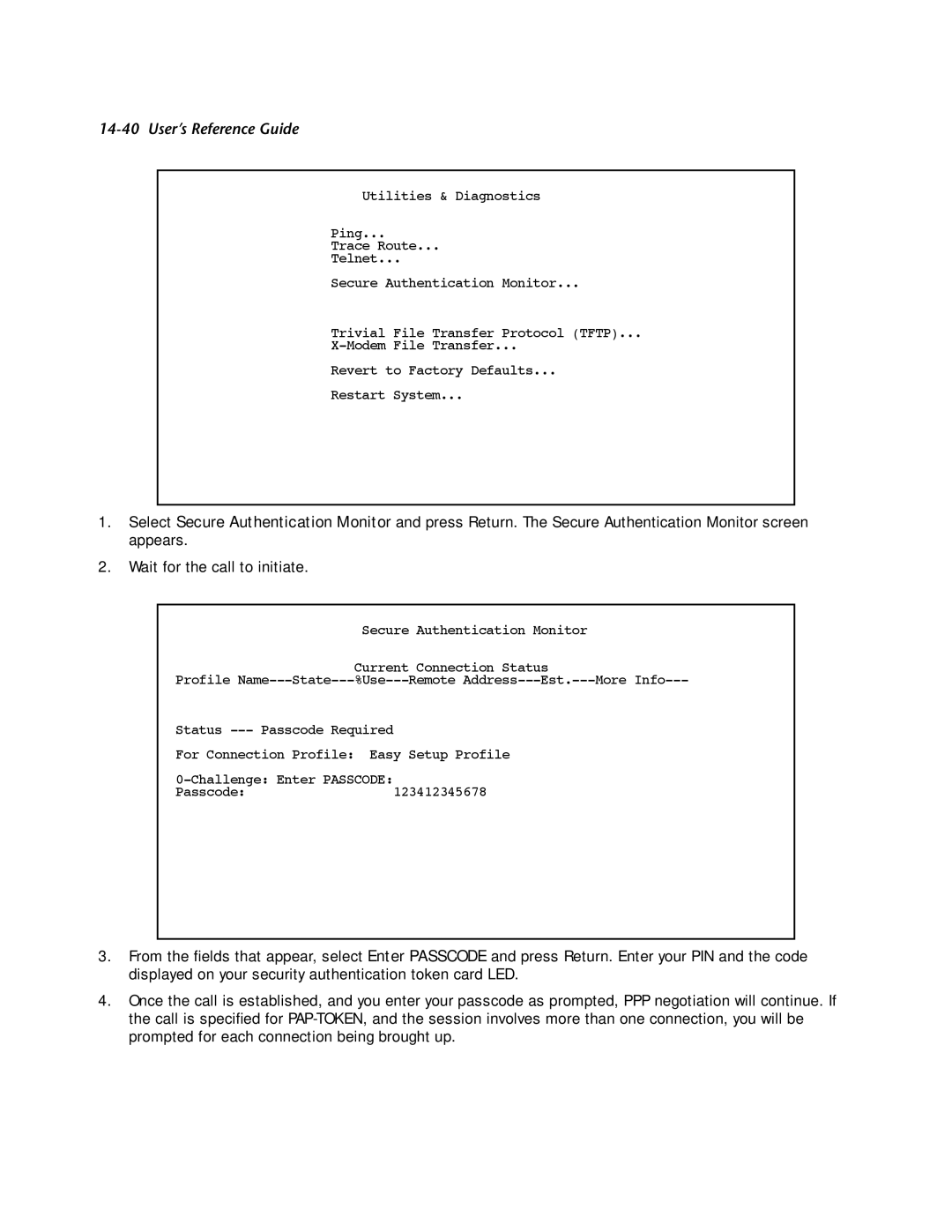 Netopia R2121 manual Current Connection Status 