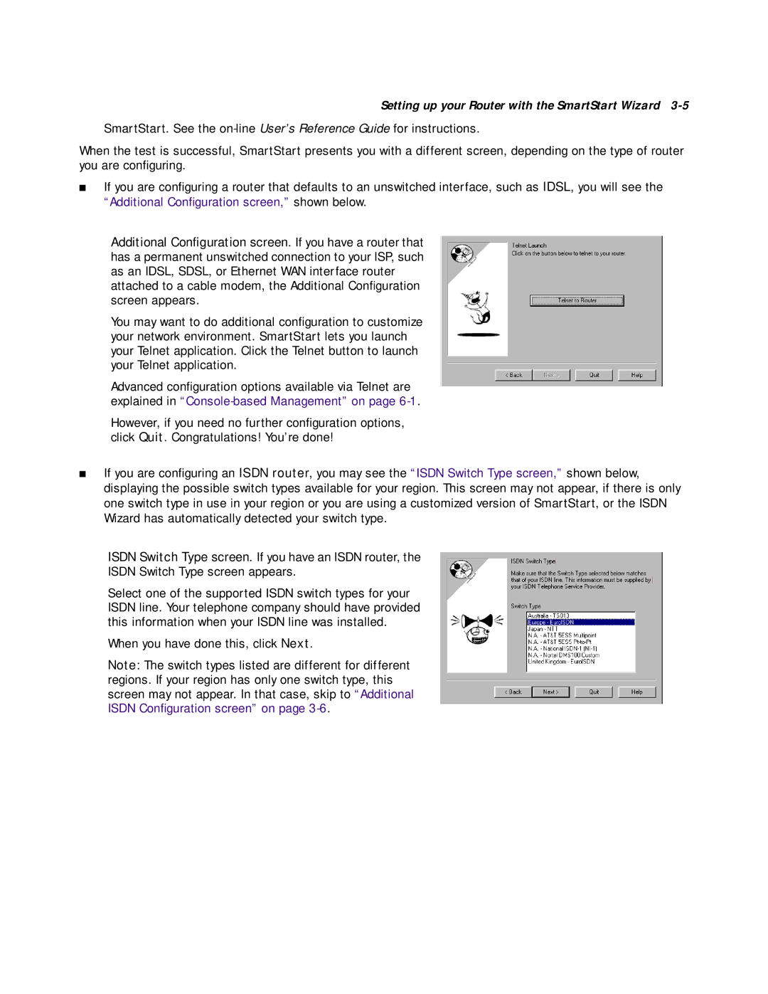 Netopia R3100 manual Setting up your Router with the SmartStart Wizard 