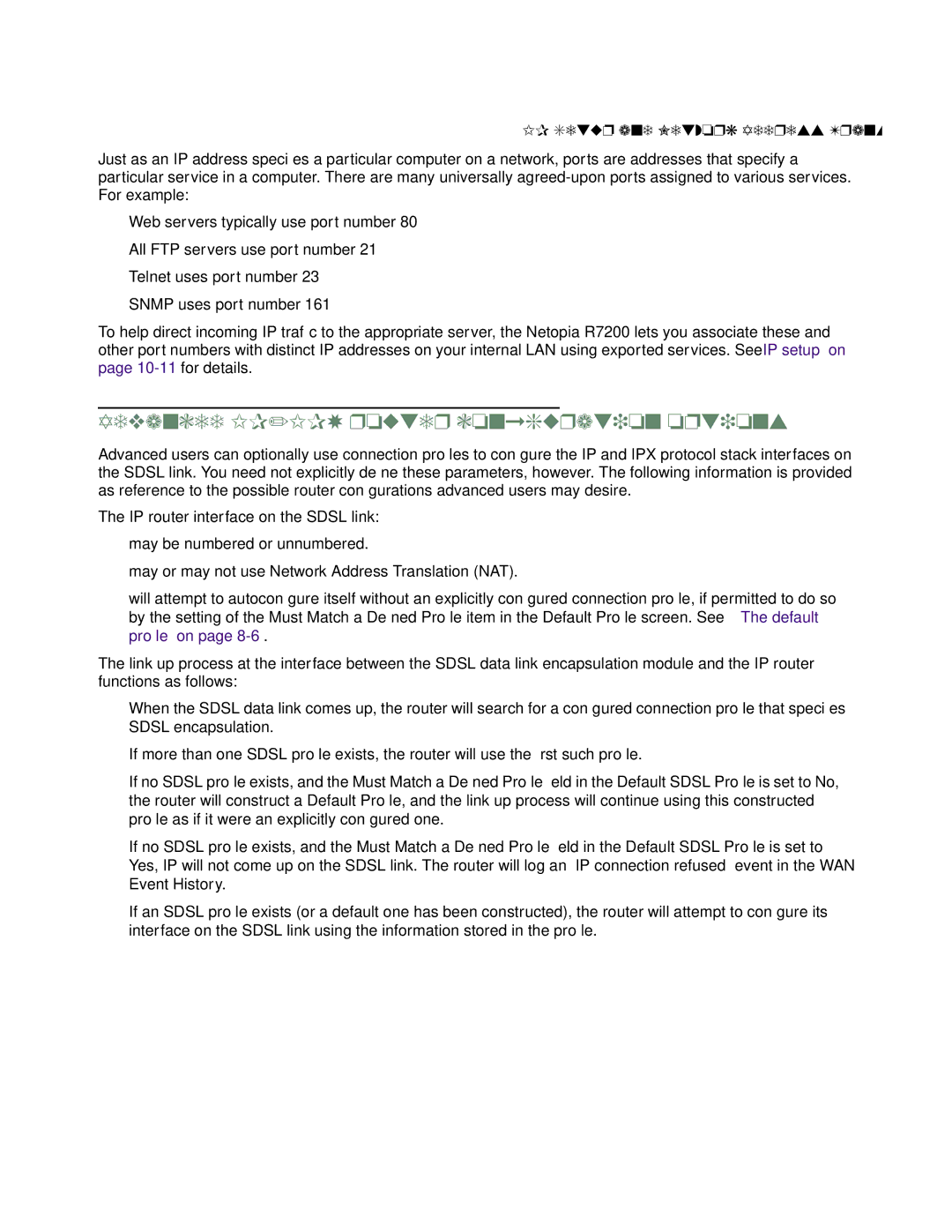 Netopia R7200 manual Advanced IP/IPX router conﬁguration options 