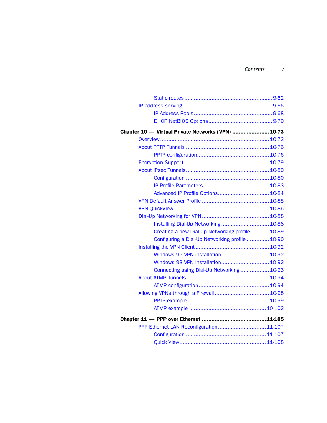 Netopia R910 manual Contents 