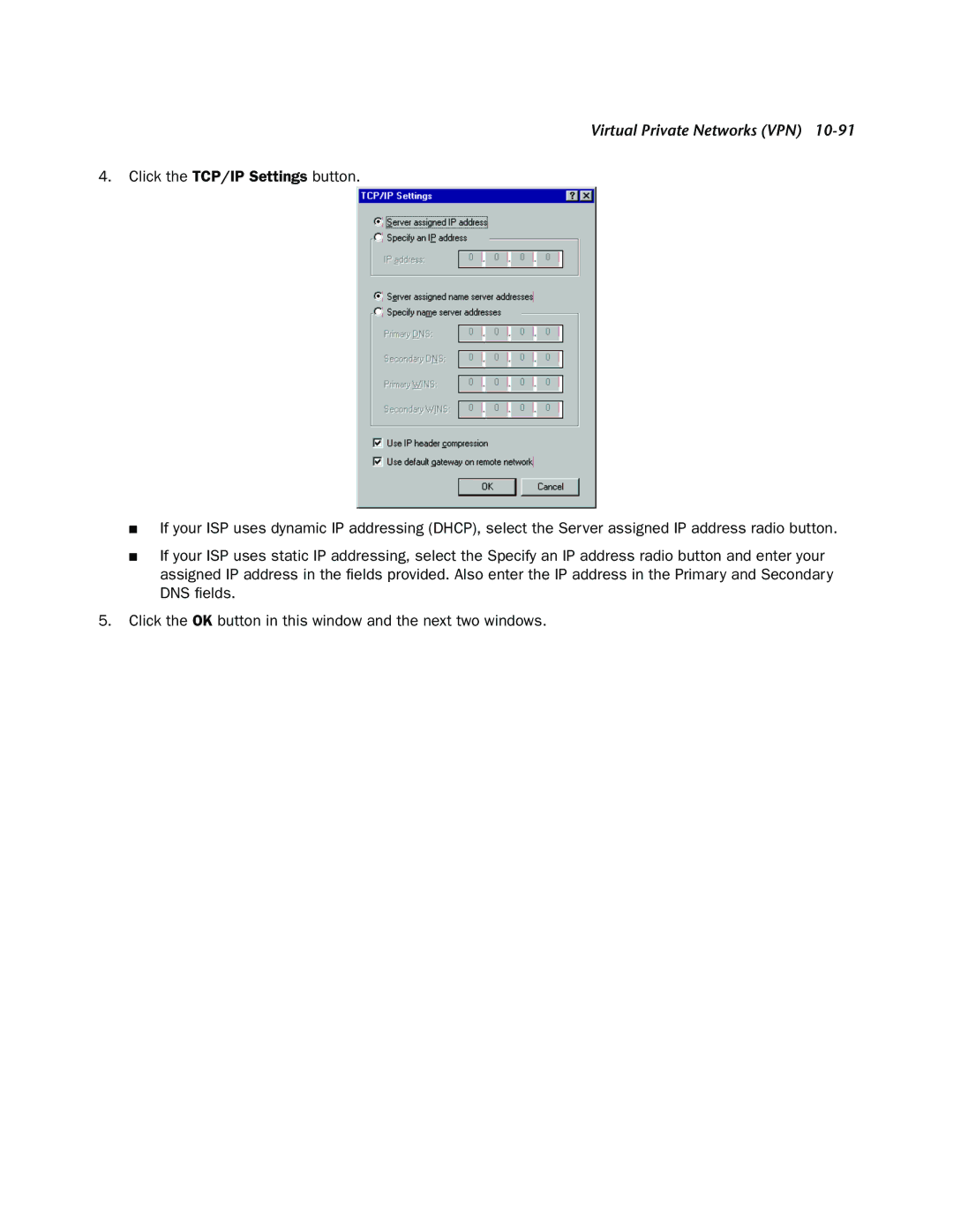 Netopia R910 manual Virtual Private Networks VPN 