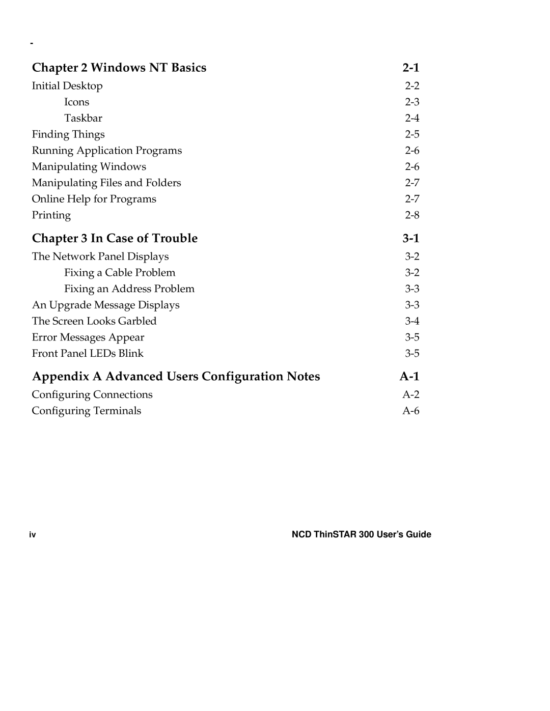 Network Computing Devices 300 manual Appendix a Advanced Users Configuration Notes 