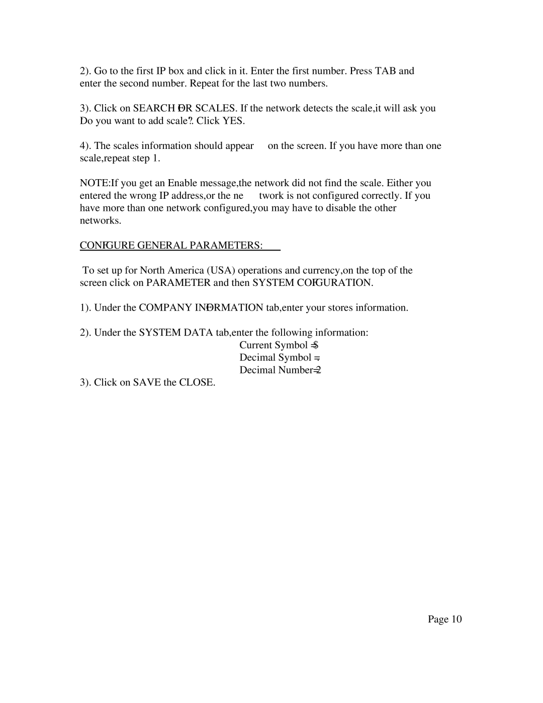 Network Computing Devices LSQ-40L quick start manual Configure General Parameters 