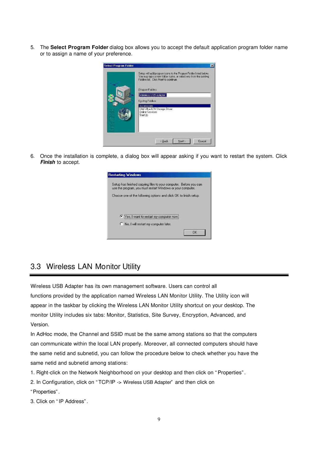 Network Computing Devices None manual Wireless LAN Monitor Utility 